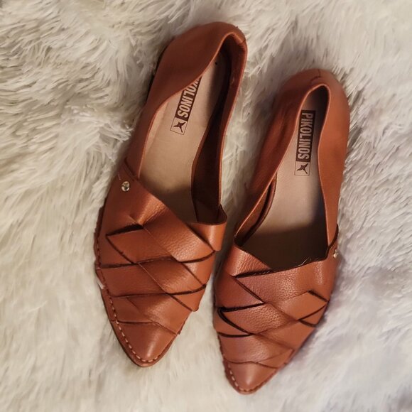 Pikolinos Womens Caleta W7X-4778BG Brown/Brandy Color Flat Shoes, 37 EU - Picture 4 of 12